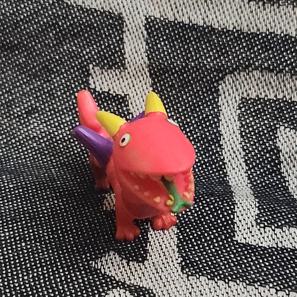 Peppa Pig Sir George Red Dragon Toy Figure 2.5" from Little Castle Fort Playset - Picture 2 of 8
